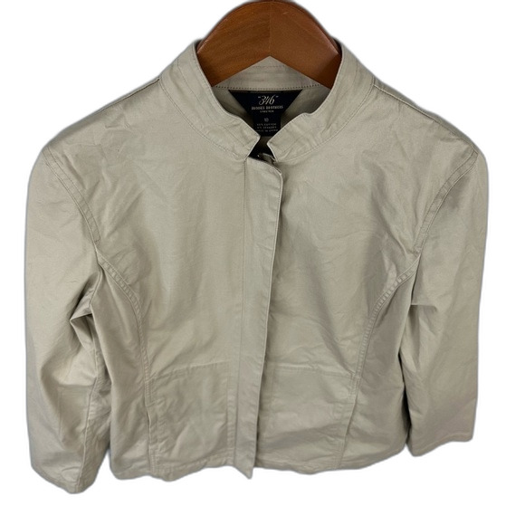 Brooks Brothers 346 Khaki Zip-Up Jacket Size 10 - Picture 14 of 15